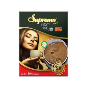 Filtro para Café 103 - 30 unidades - Supremo